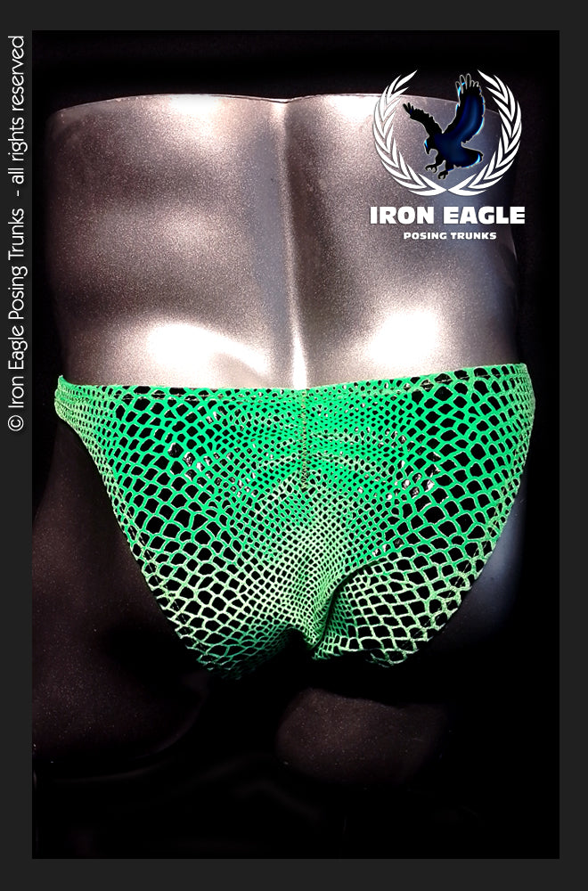 Acid Green Velvet Snakeskin