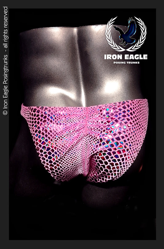 Pink Snakeskin Velvet