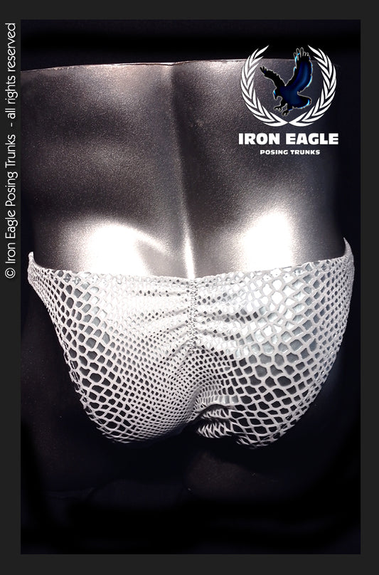 White Snakeskin Velvet