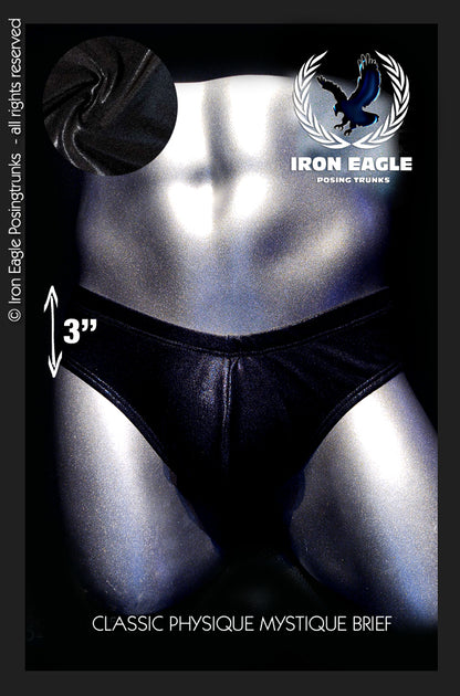 Classic Physique Briefs - 3'' Black Mystique©
