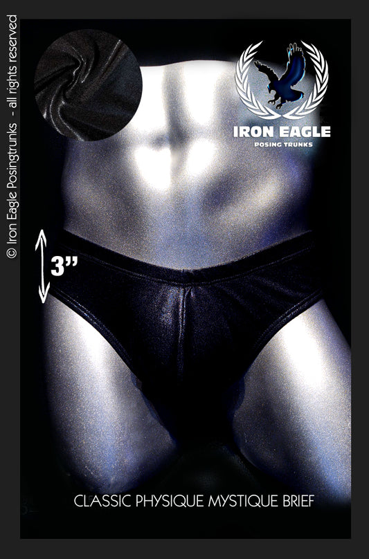 Classic Physique Briefs - 3'' Black Mystique©