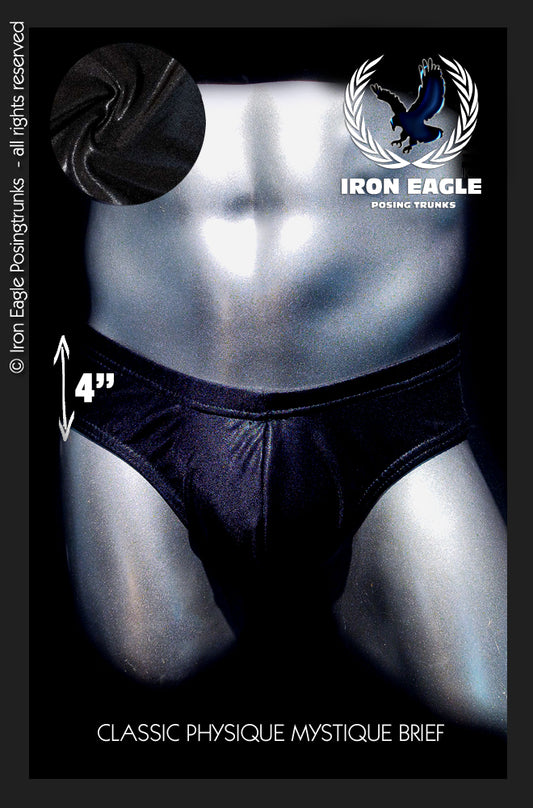 Classic Physique Briefs - 4'' Black Mystique©