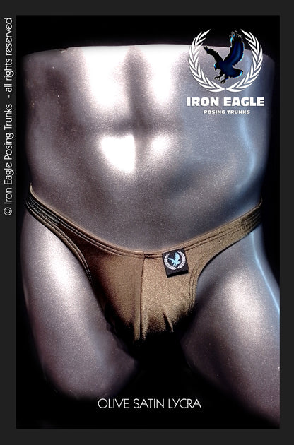 Olive Satin Lycra